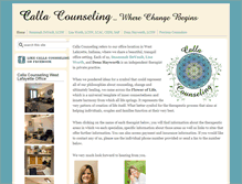 Tablet Screenshot of callacounseling.com